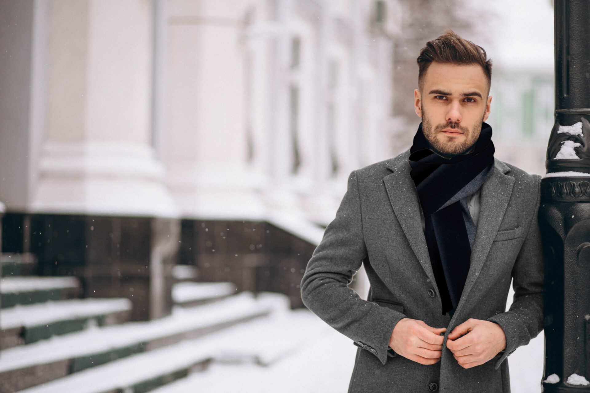 Promotional Tie, Neckwear 2 Promotion Tie - Double Face 100% brushed silk scarves winter